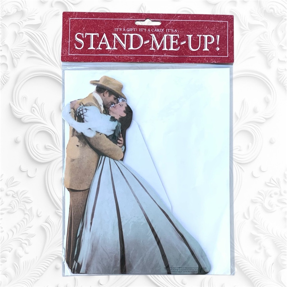 Gone With The Wind “You Should Be Kissed” Stand-Me-Up Paperboard Card